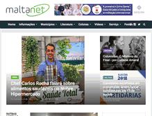 Tablet Screenshot of maltanet.com.br